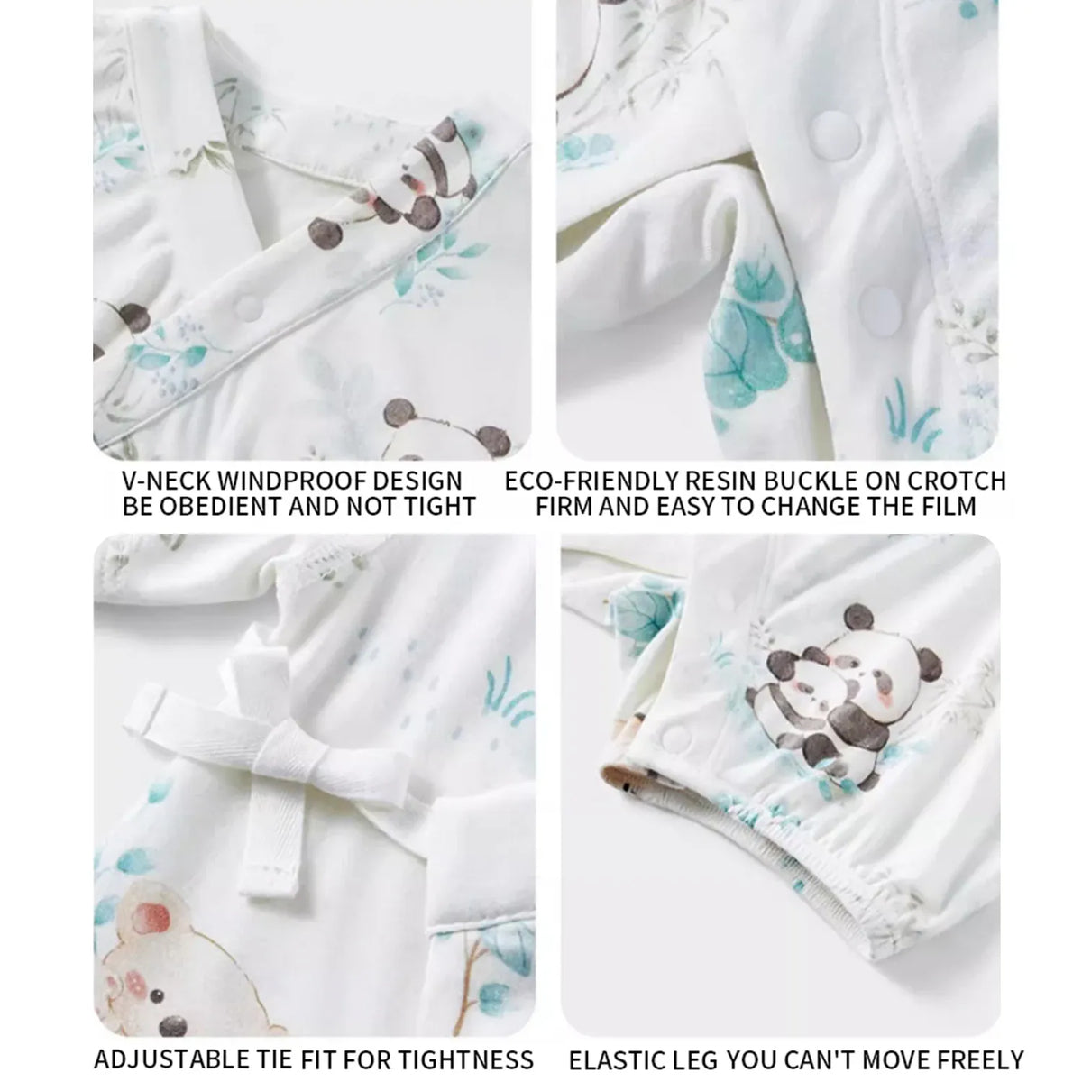 Newborn Baby Thin Breathable Short Sleeve Crawling Suit Bodysuit