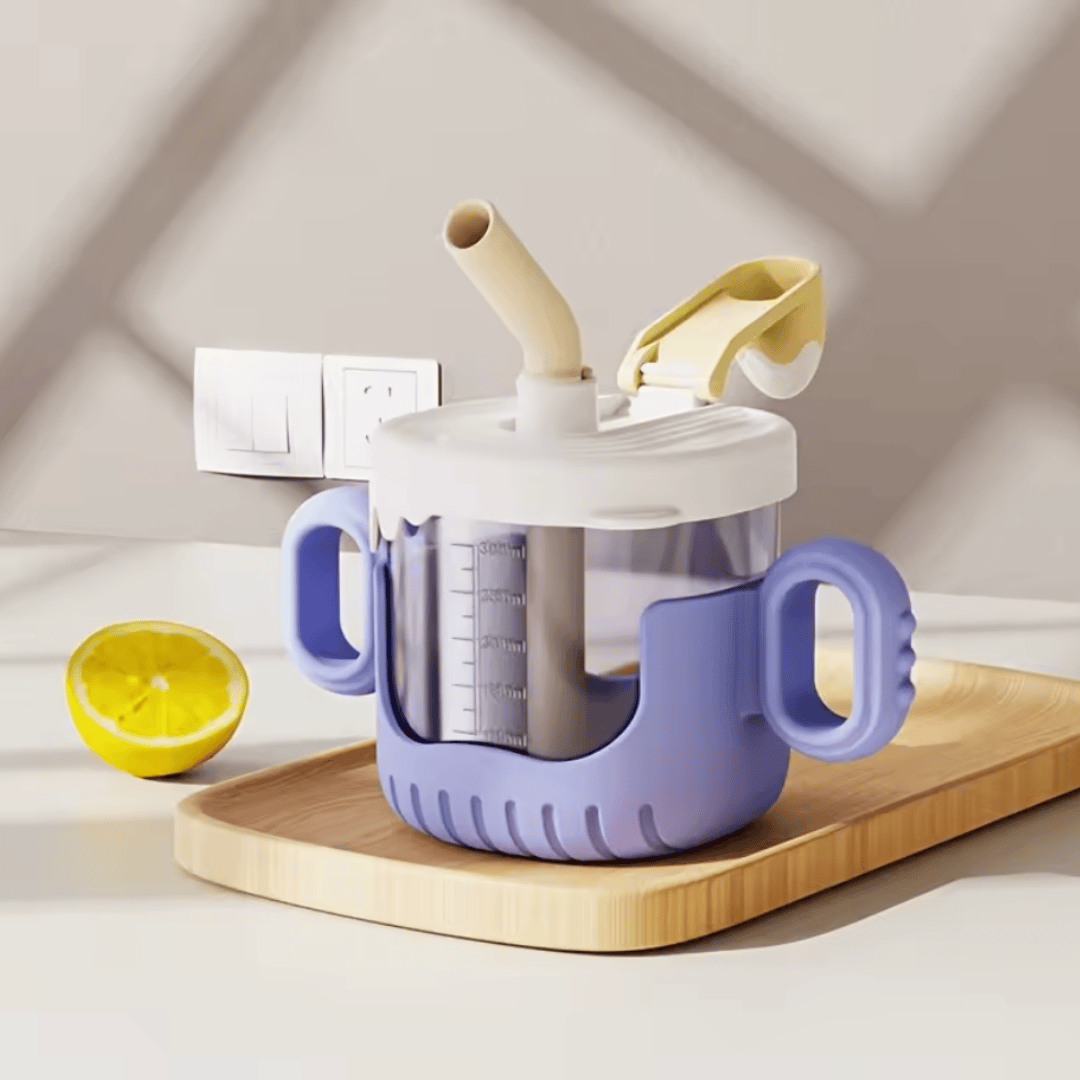 Purple No-Spill Baby Training Cup