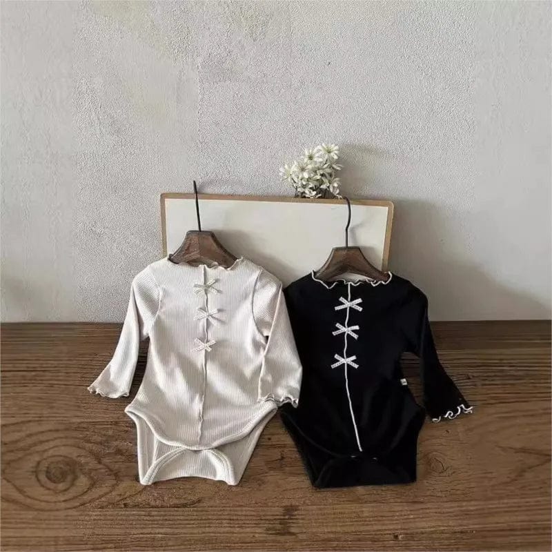 Nordic Cute Bow Romper