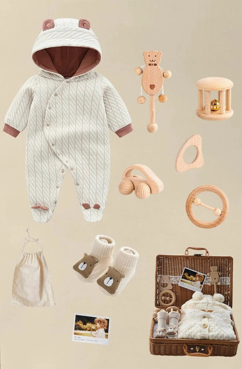 Boy's Clothing 0-6M / Set C Organic Baby Gift Set