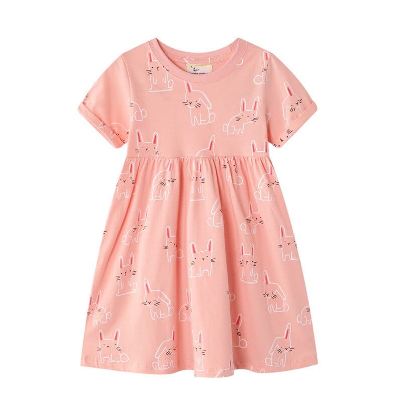 slim fit dress slacks Girls Short Sleeve Flare Dress
