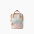 Beige / 27x21x10cm Pastel Floral Print Backpack