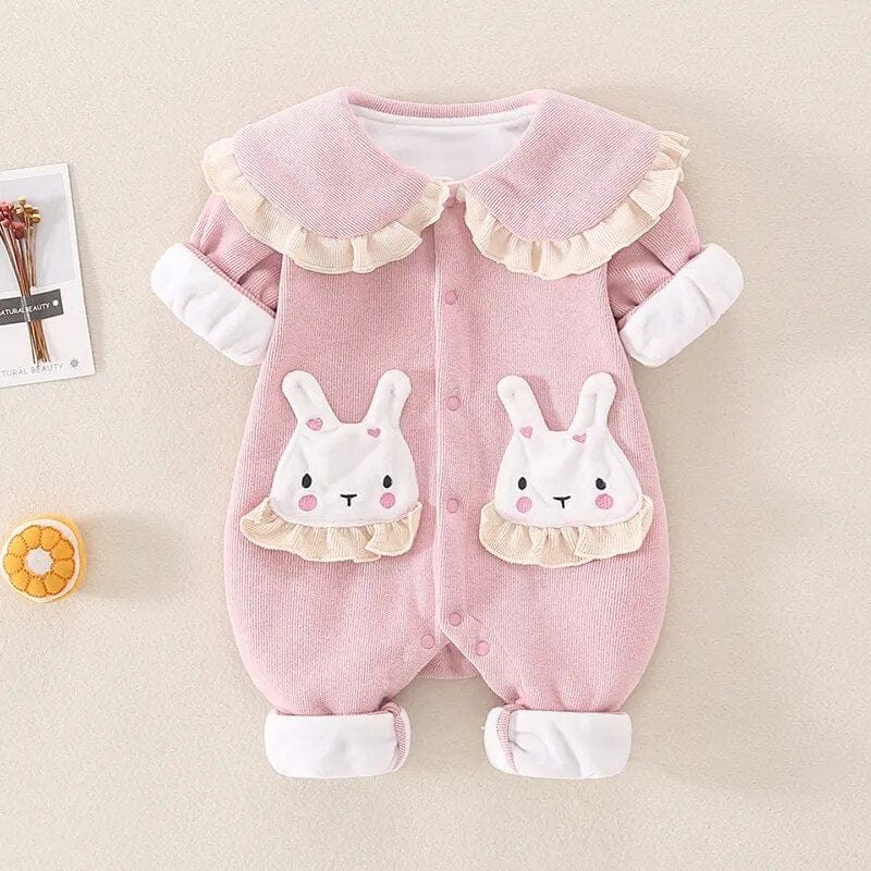 Peter Pan Collar Baby Girl Romper