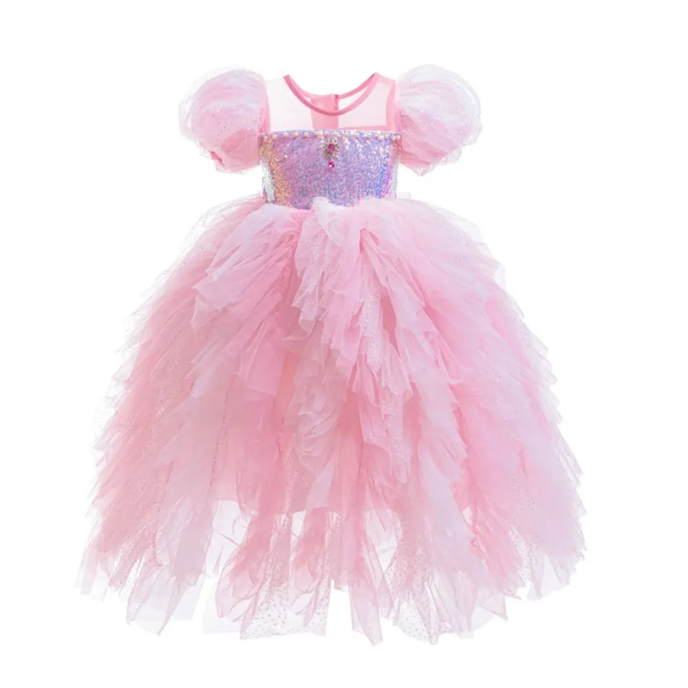 Pink Butterfly Princess Dress & Costume Set