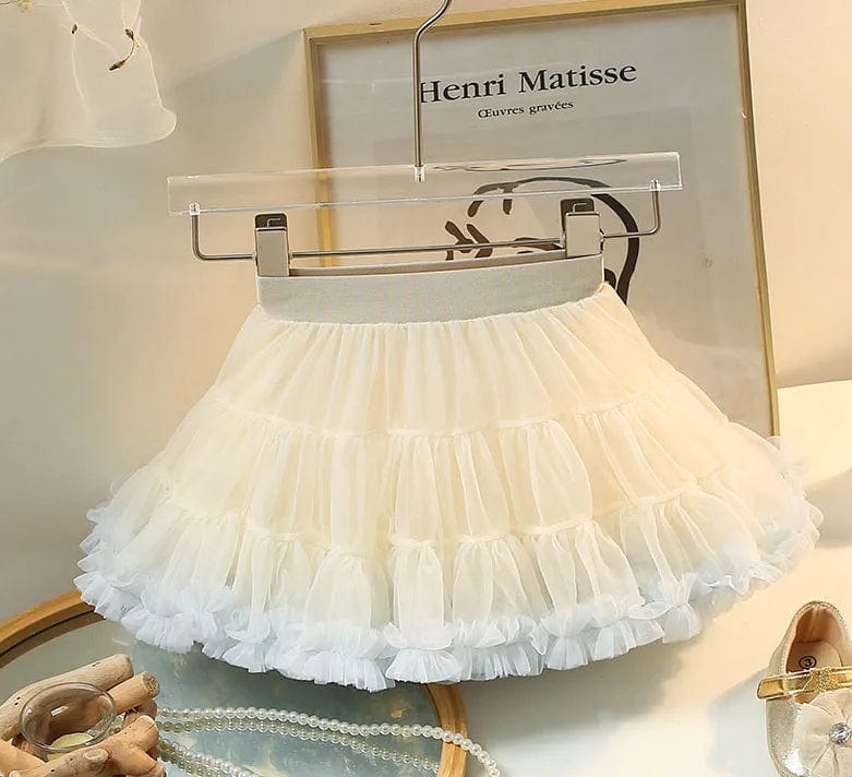 Girl's Clothing Blue Skirt / 2T Pink Heart Cardigan and Tulle Skirt Set