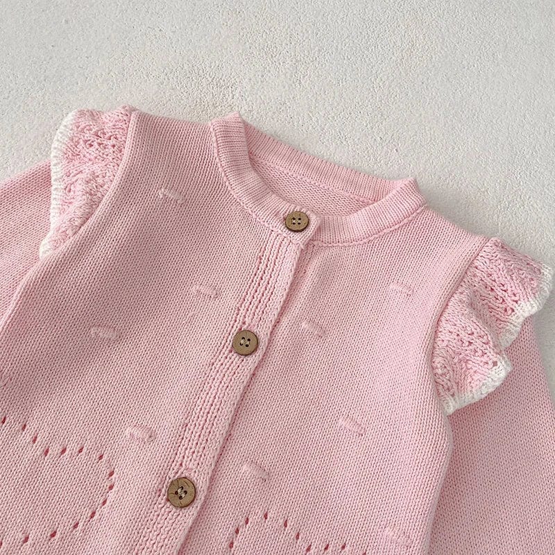 Pink Knitted Love Coat