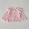 coat / CN / 6M Pink Knitted Love Coat