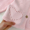 Pink Knitted Love Coat