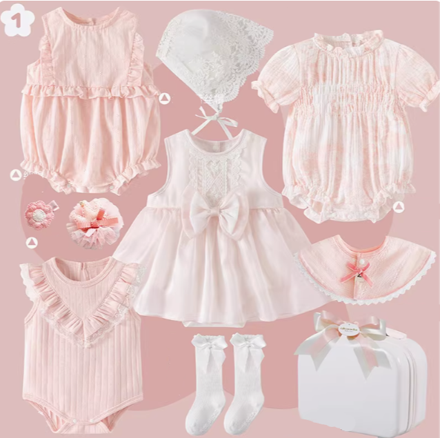Pink Princess Baby Gift Set