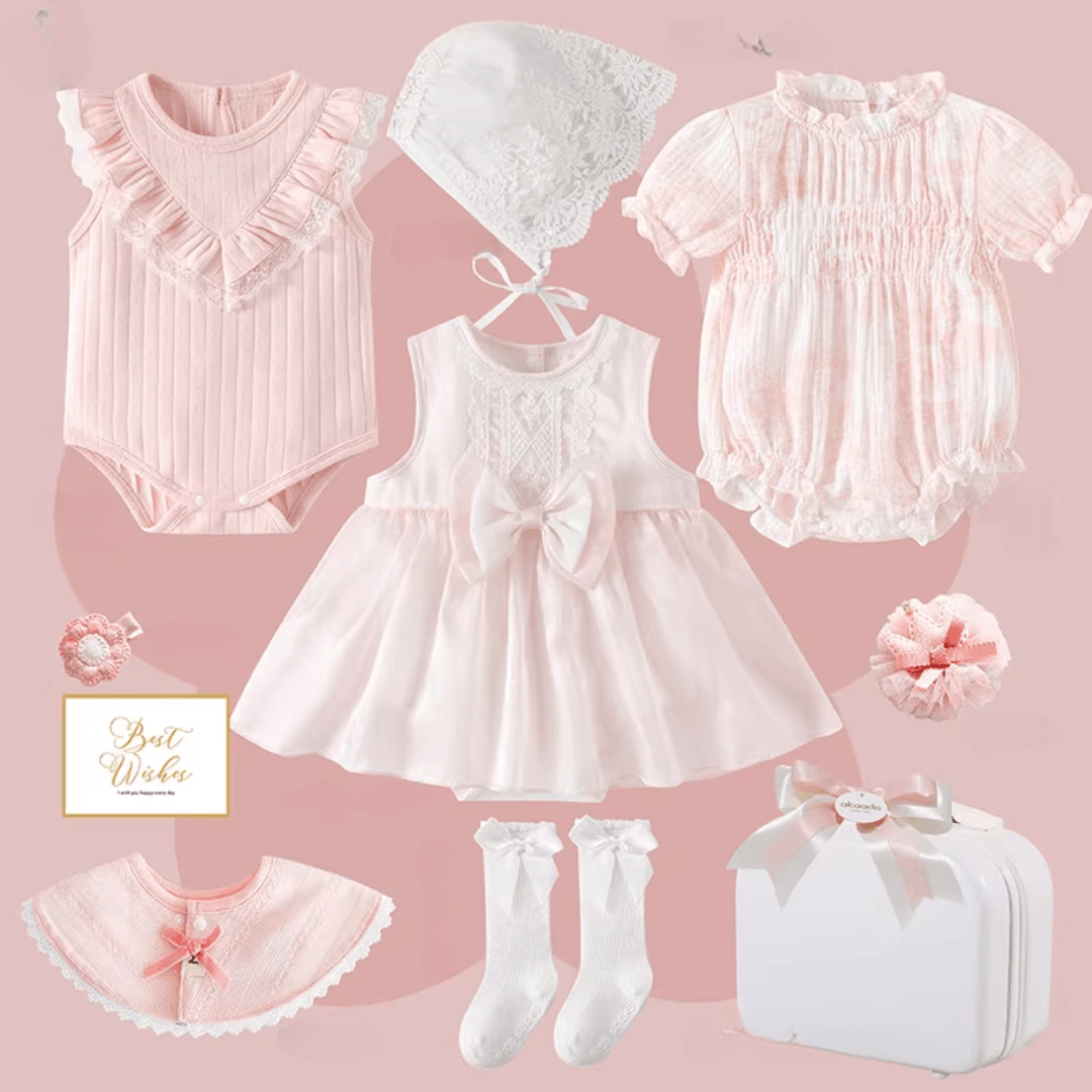 Pink Princess Baby Gift Set