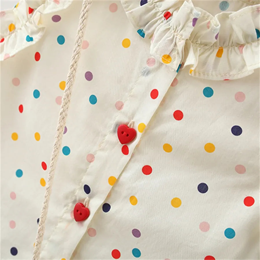 Polka Dot Dress & Matching Bag Set