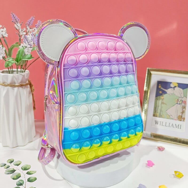 B pink Pop Backpack for Children