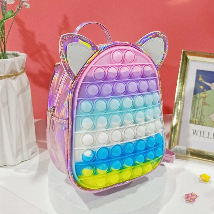 A pink Pop Backpack for Children