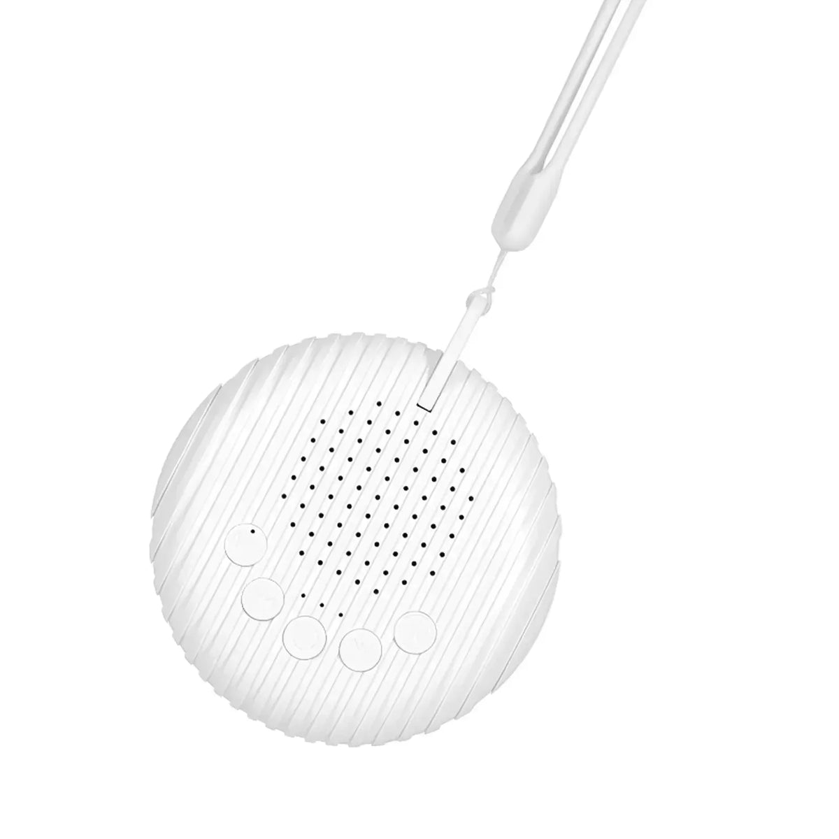 white Portable White Noise Sound Machine for Baby Sleep
