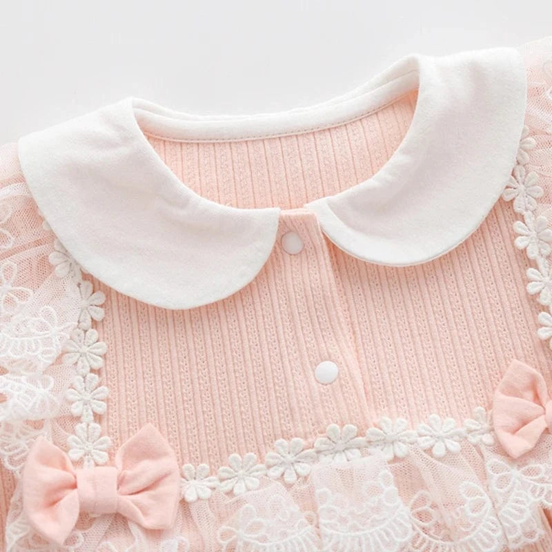 Girl's Clothing Princess Lace Baby Girl Romper