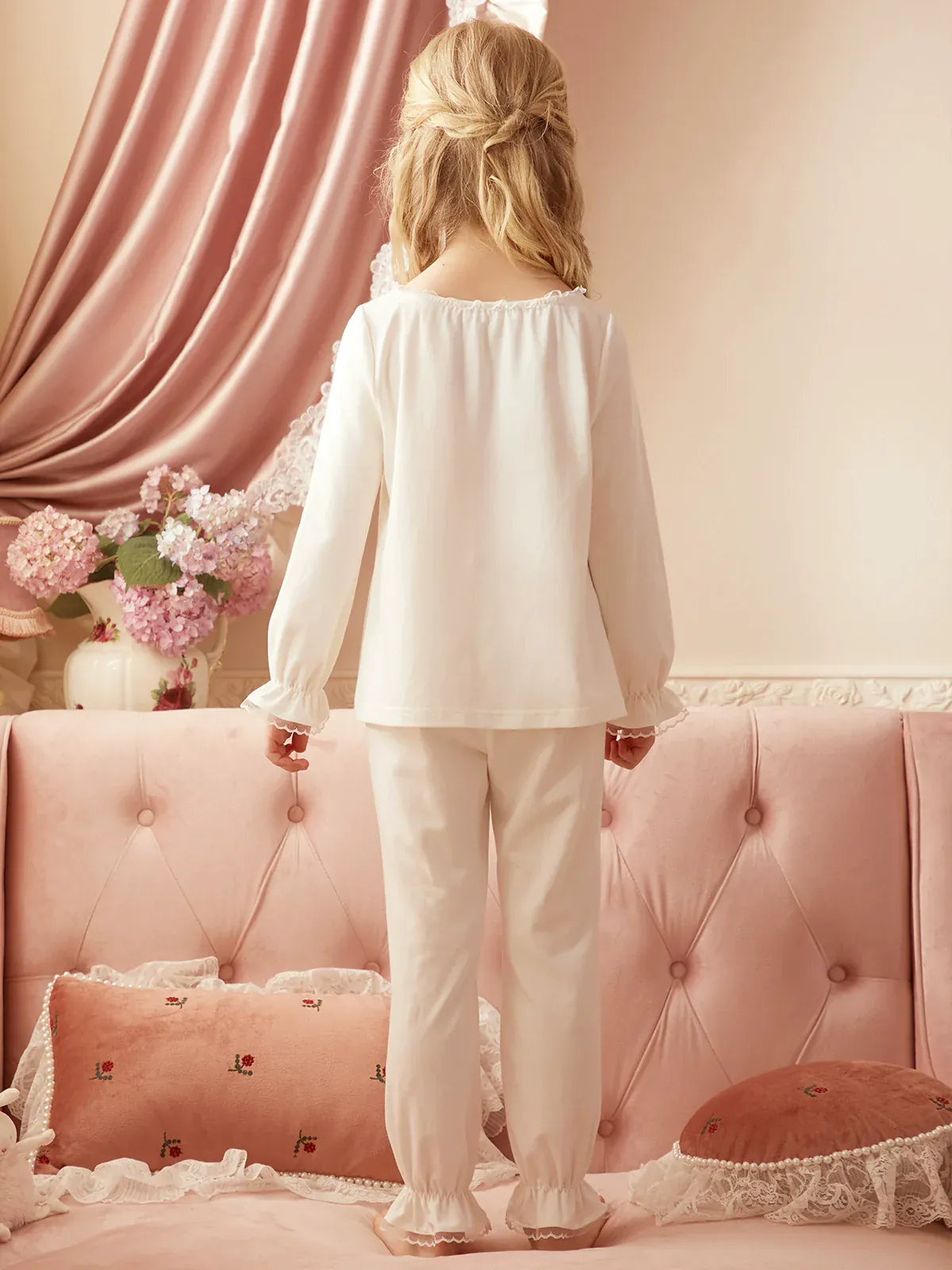 Princess Style Pajamas Set for Girls