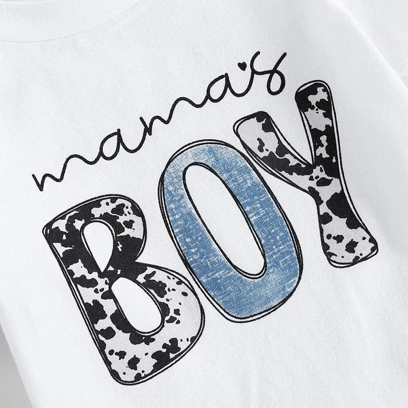 Printed T-Shirt & Casual Shorts Set