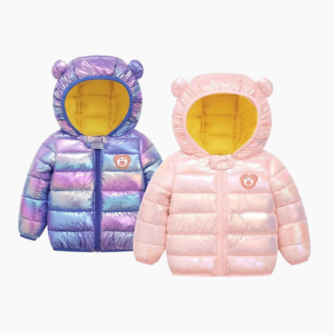 Puffer Jacket with Bear Ears