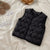 Black / 6T Quilted Kids Vest