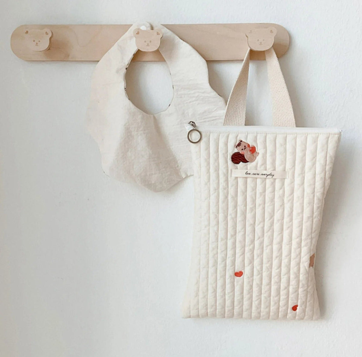Squirrel Quilted Mommy Bag