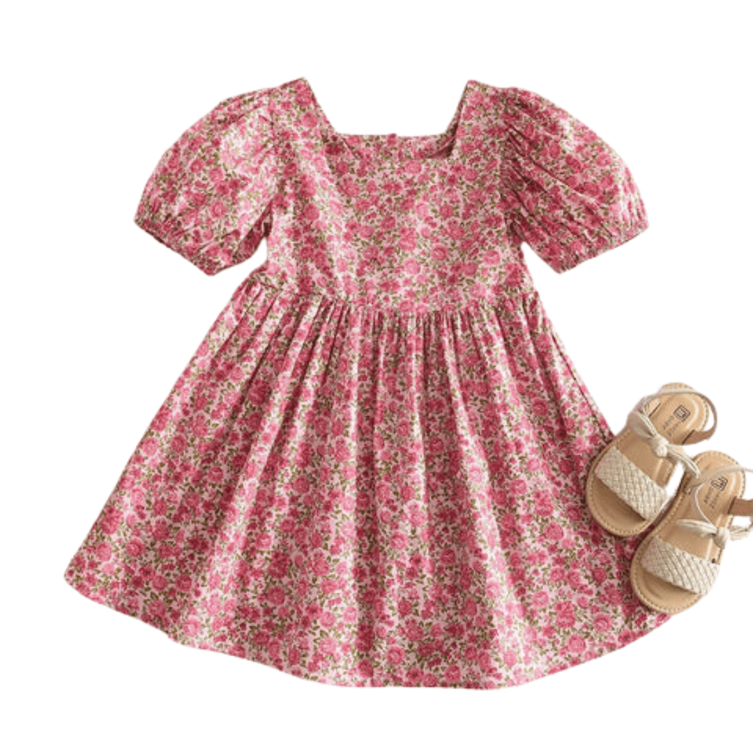 Red Summer Dress for Girls