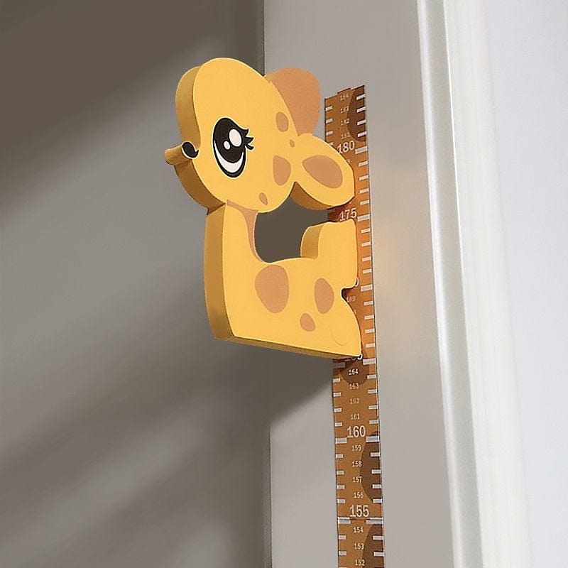 0 Removable 3d Three-dimensional Cartoon Height Stickers Self-adhesive Children's Magnetic Suction Baby Height Wall Stickers