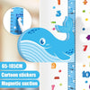 0 Whale / 65-185CM Removable 3d Three-dimensional Cartoon Height Stickers Self-adhesive Children&amp;#39;s Magnetic Suction Baby Height Wall Stickers