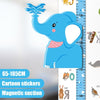 0 Elephant / 65-185CM Removable 3d Three-dimensional Cartoon Height Stickers Self-adhesive Children&amp;#39;s Magnetic Suction Baby Height Wall Stickers