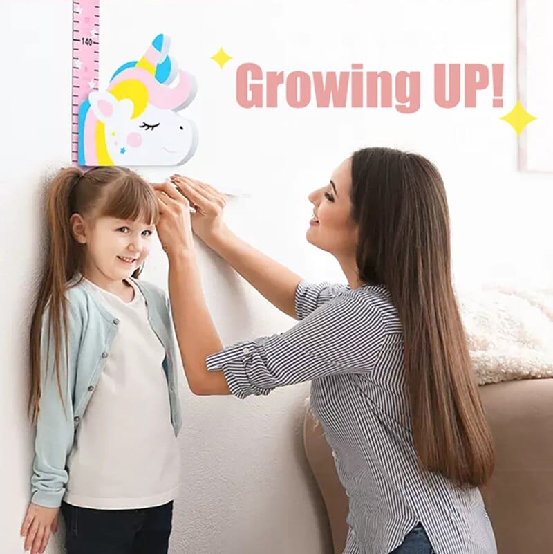0 Removable 3d Three-dimensional Cartoon Height Stickers Self-adhesive Children&#39;s Magnetic Suction Baby Height Wall Stickers