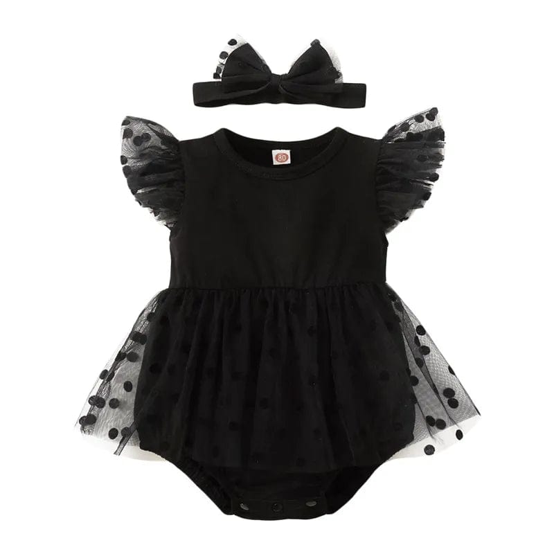 MULTI / 3M Romper + Headband Fly Sleeve