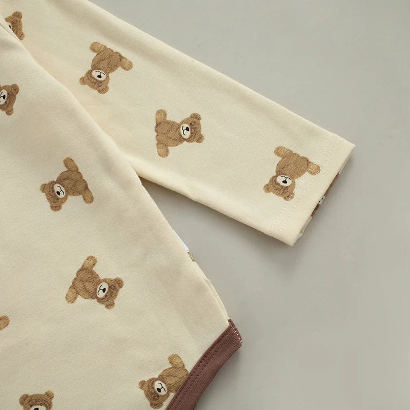 Rompers Cute Bear/Carrot Print