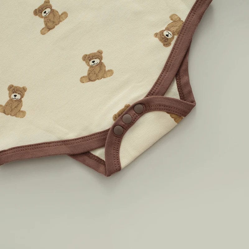 Rompers Cute Bear/Carrot Print