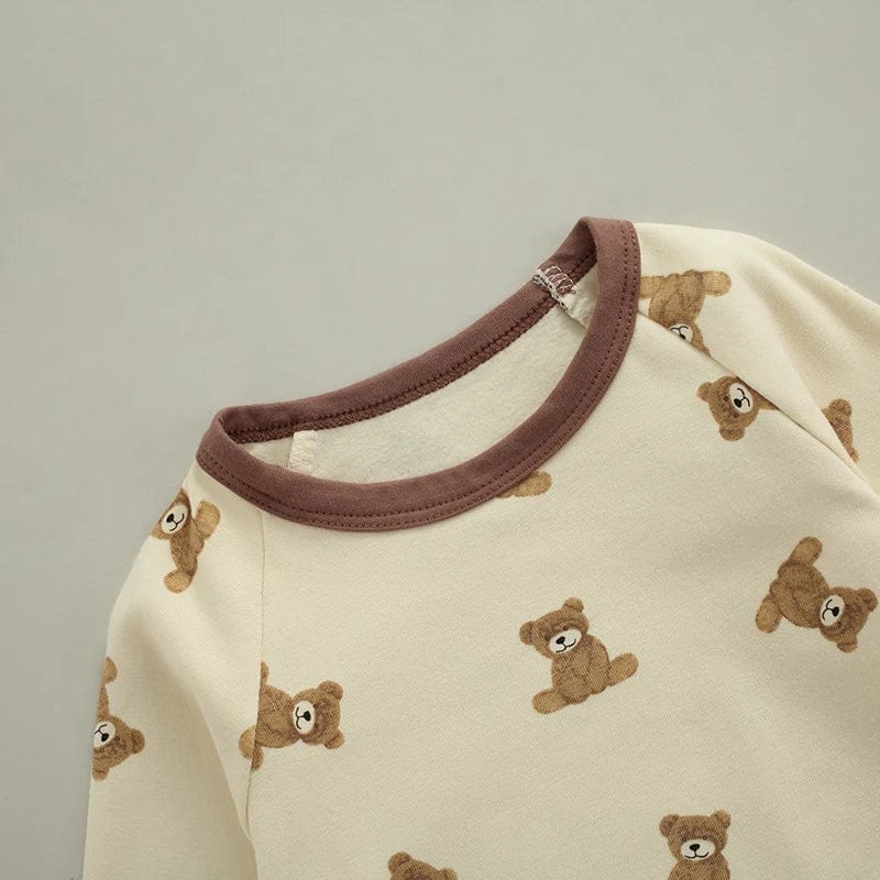 Rompers Cute Bear/Carrot Print