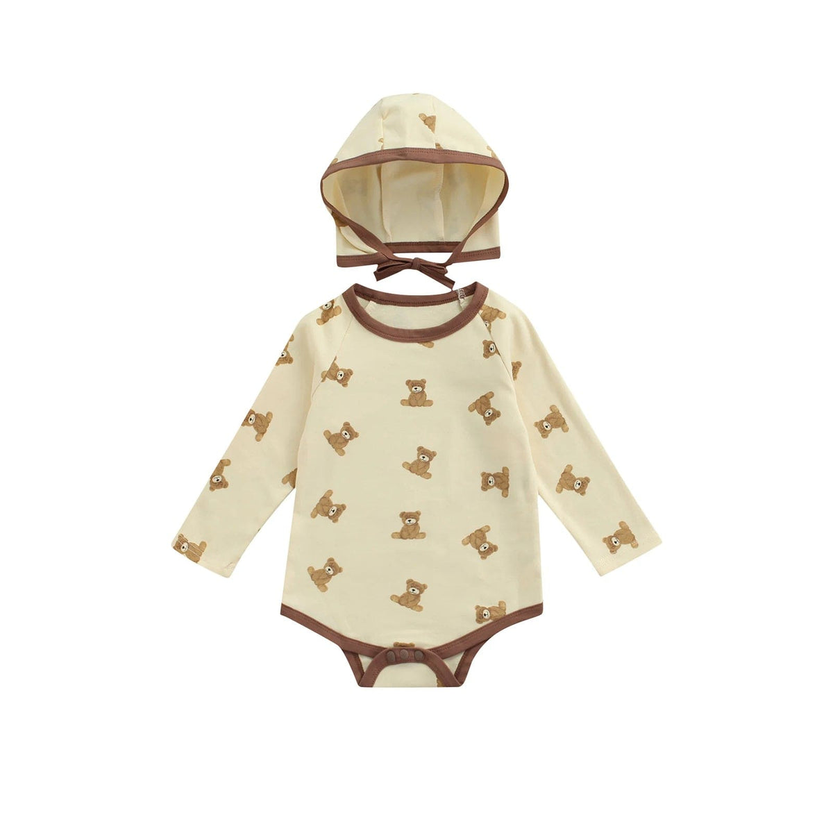 bear / 6M Rompers Cute Bear/Carrot Print