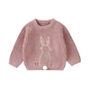 Pink / 9M Round Neck Knitwear Pullover