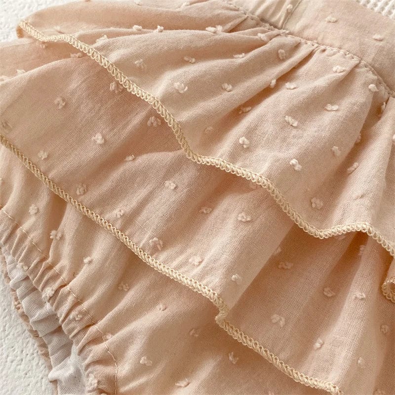 Ruffles Lace Baby Girls Romper