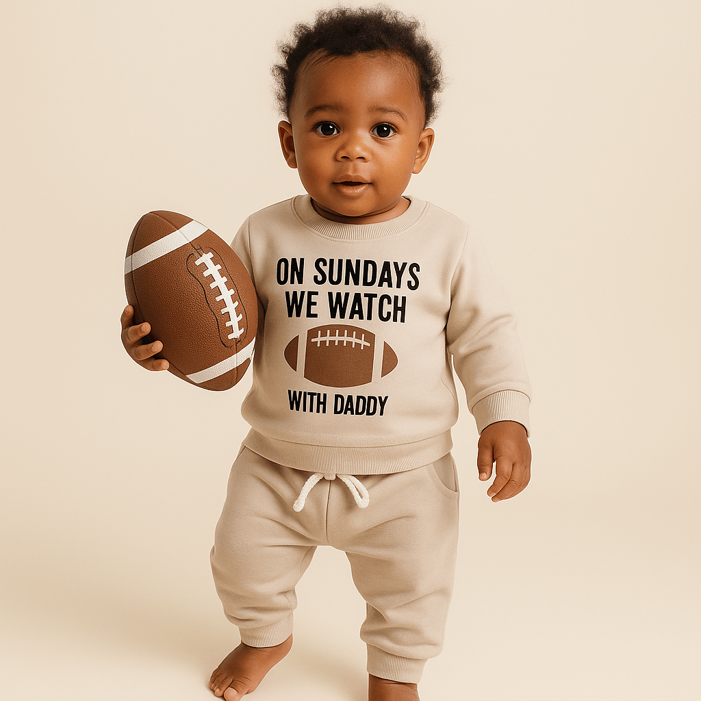 Rugby Theme Baby Tracksuit Set