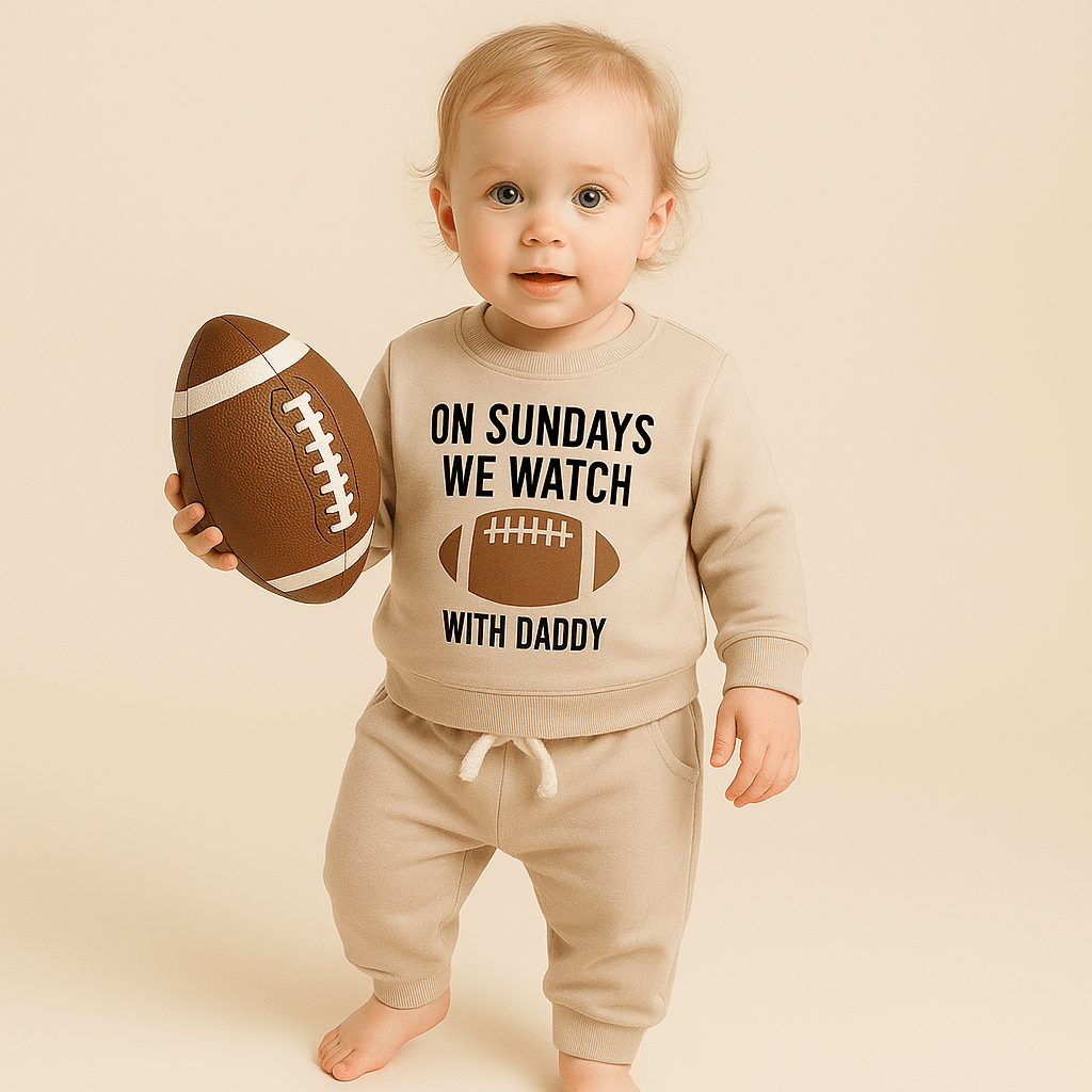 Rugby Theme Baby Tracksuit Set