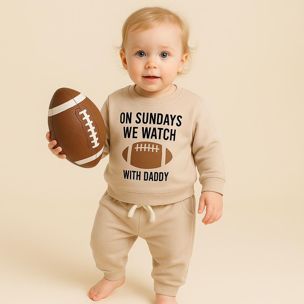 Rugby Theme Baby Tracksuit Set