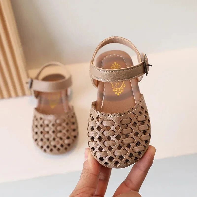 Sandals Girls Woven Hollow Fashion