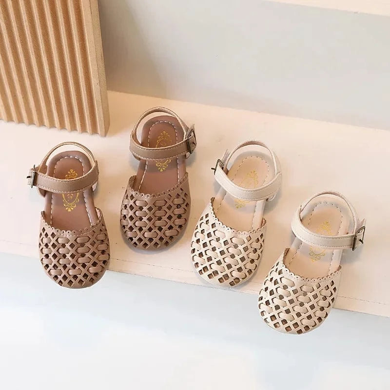 Sandals Girls Woven Hollow Fashion