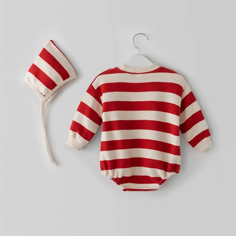 Santa Clause Long Sleeve Romper