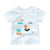 Ivory / 2T Short Sleeve Basic T-Shirt For Kids Boy