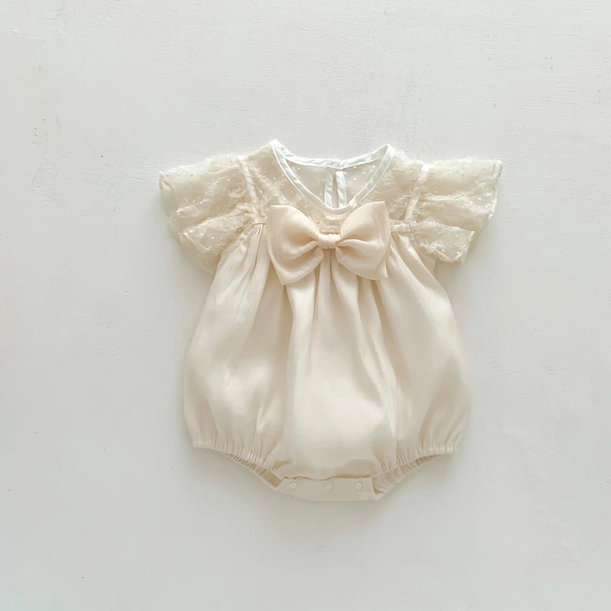 Romper / 66 (3-6M) Short-sleeved Mesh Comfy Design Sisters