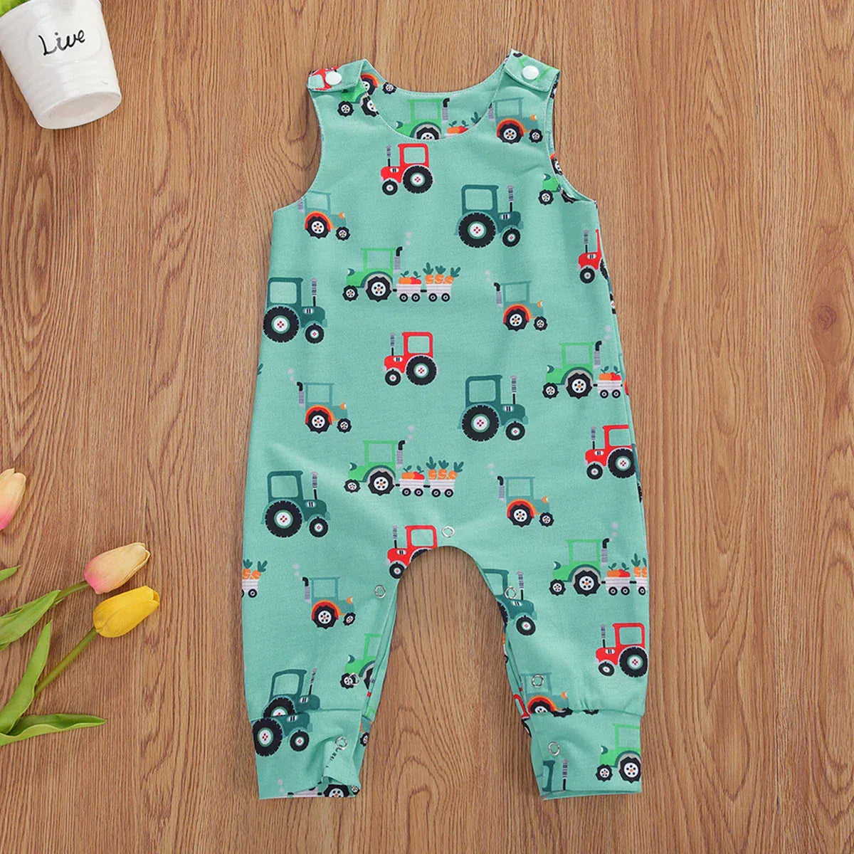 Sleeveless Baby Romper