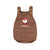 Khaki / 1-3M Sleeveless Elk Santa Claus Embroidery Knit Rompers Xmas Party Clothes