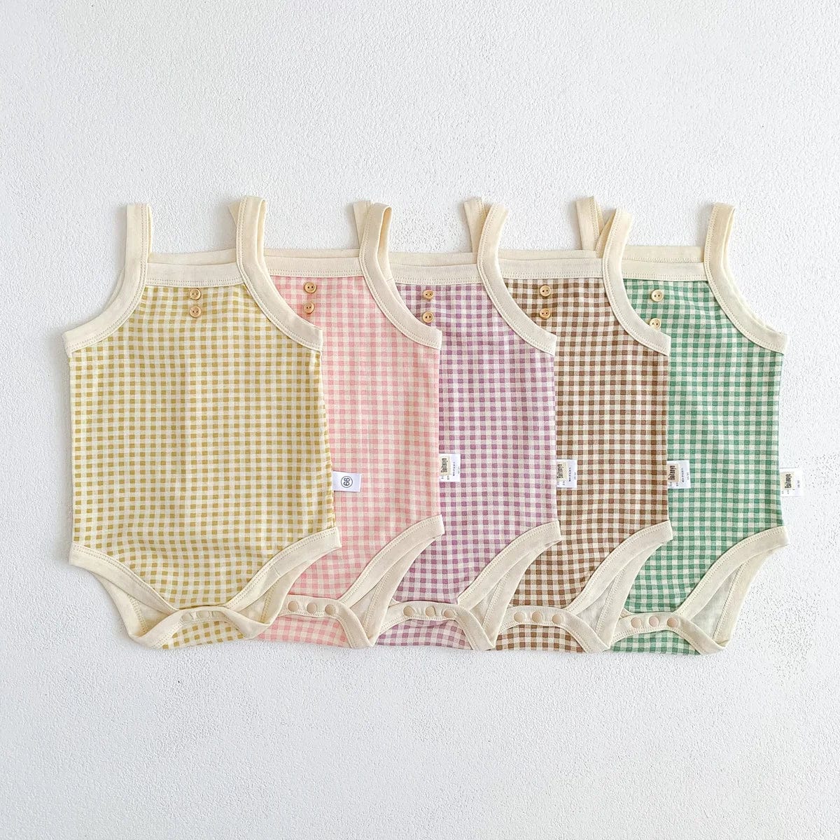 Sleeveless Sling Plaid Outfits