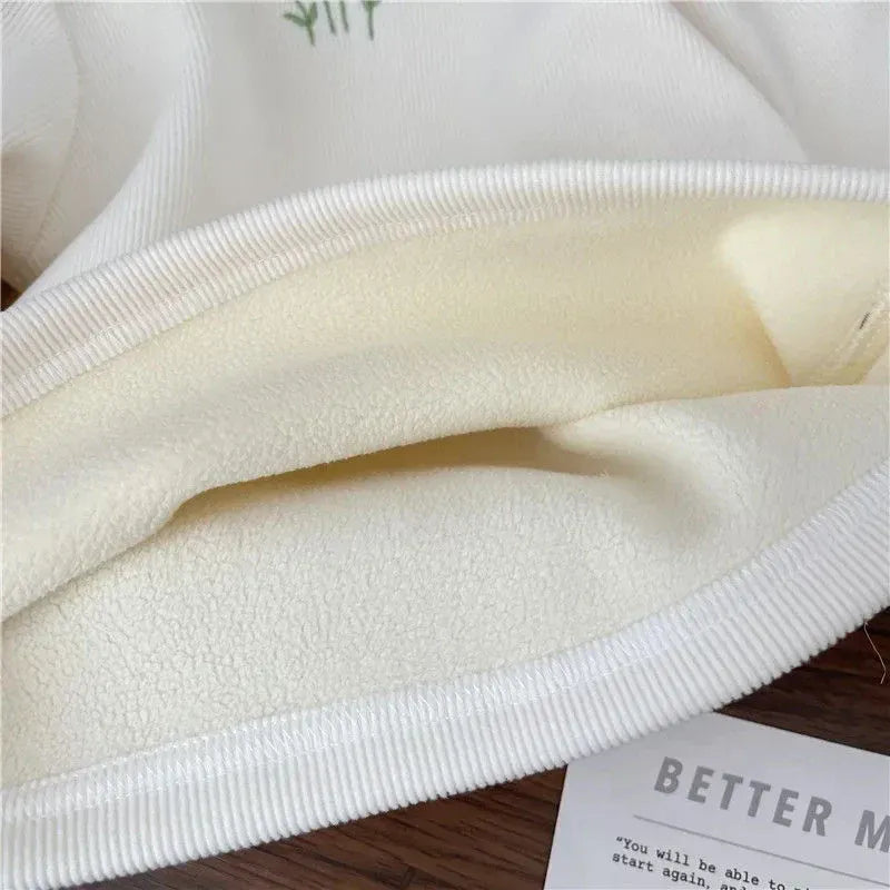 Soft and Warm Embroidered Top