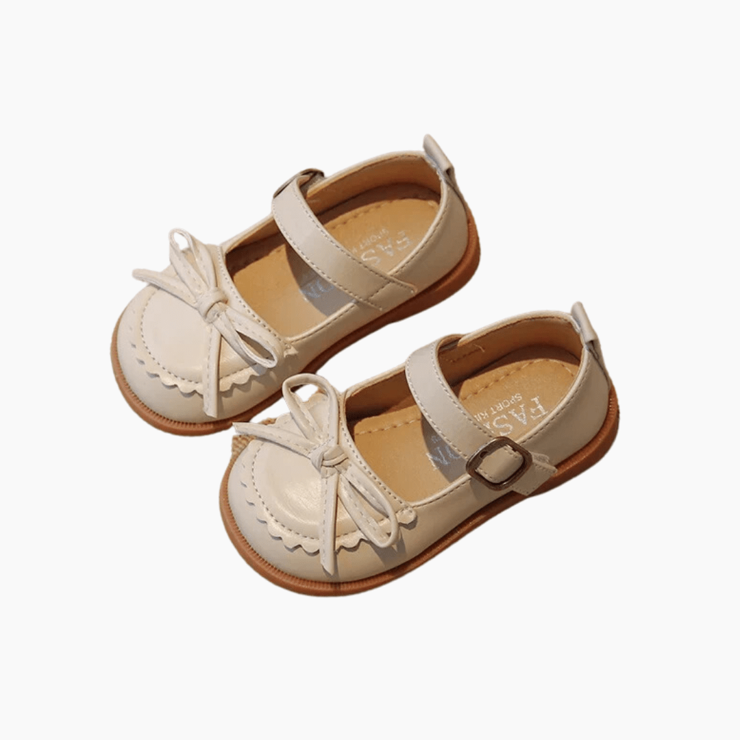 Soft Leather Bowknot Mary Jane Shoes