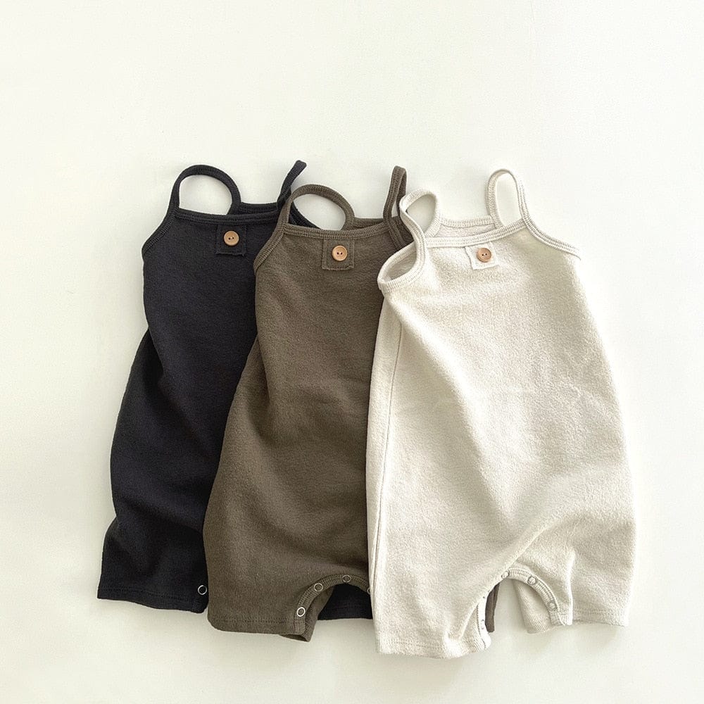 Solid Cotton Sleeveless Loose Vest Sling